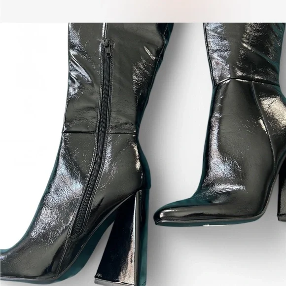 ASOS Black Heeled Boots - Picture 6 of 8